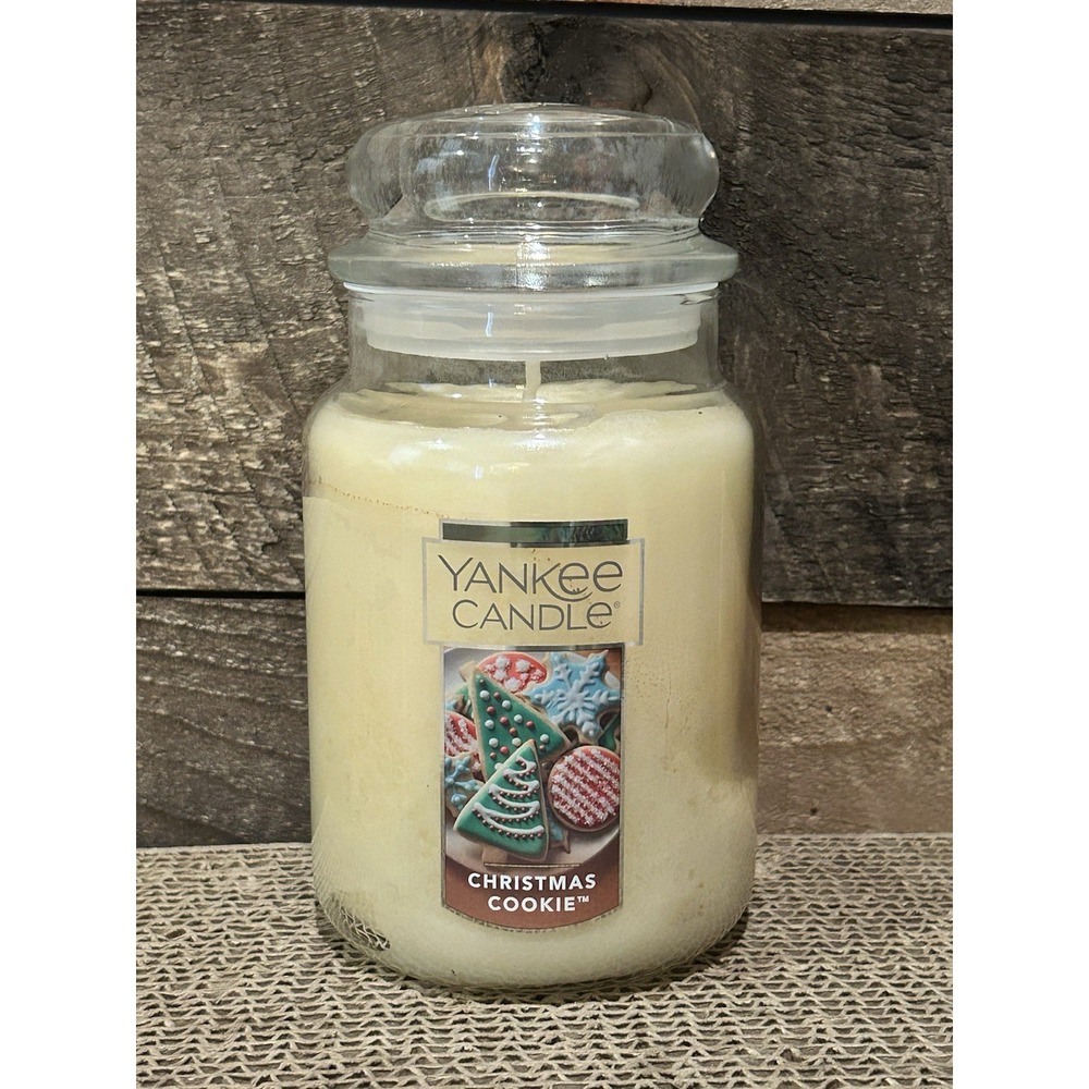 Yankee Candle Christmas Cookie Original Large Scented Candle Single Wick 22 oz